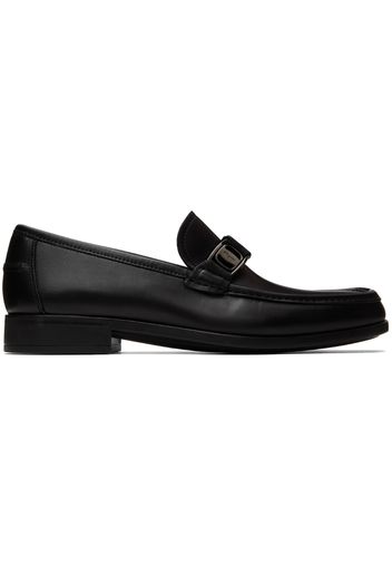 Salvatore Ferragamo Black Nilo Loafers