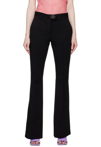 Salvatore Ferragamo Black Flared Trousers