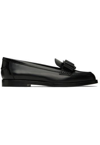 Salvatore Ferragamo Black Viva Loafers