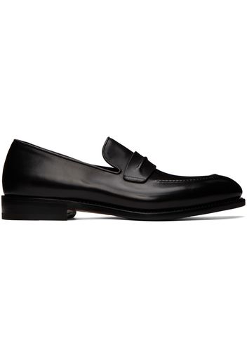 Salvatore Ferragamo Black Penny Loafer