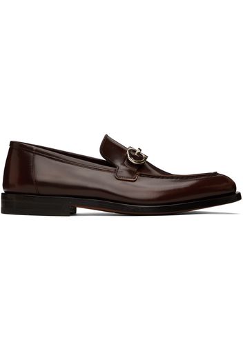 Salvatore Ferragamo Brown Gustav Loafers