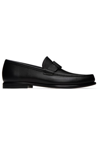 Salvatore Ferragamo Black Noel Loafers