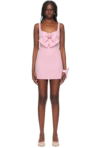 Sandy Liang SSENSE Exclusive Pink Arden Minidress