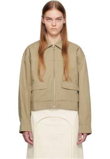 Sandy Liang Beige Jiji Jacket