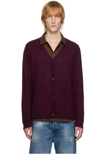 Saturdays NYC Burgundy Michael Cardigan