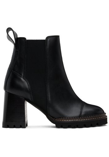 See by Chloé Black Mallory Chelsea Boots