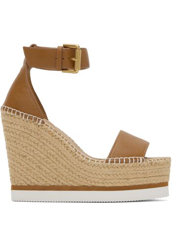 See by Chloé Tan Glyn Espadrille Platform Sandals