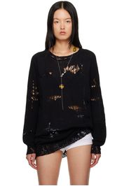 SHANG XIA SSENSE Exclusive Black Sweater