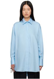 SHANG XIA SSENSE Exclusive Blue Shirt