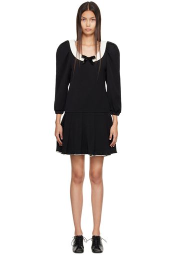 Shushu/Tong Black Bow Minidress