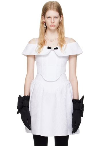 Shushu/Tong White Off-The-Shoulder Corset