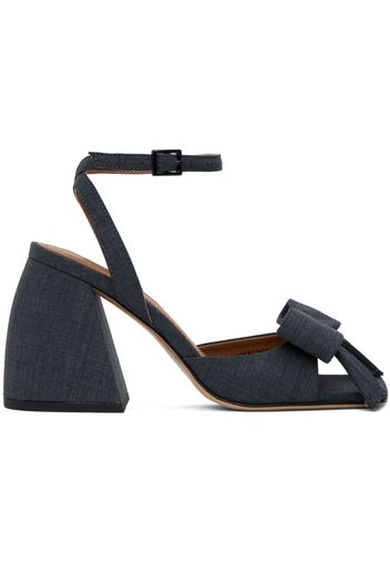 Shushu/Tong SSENSE Work Capsule – Gray Bow Heeled Sandals