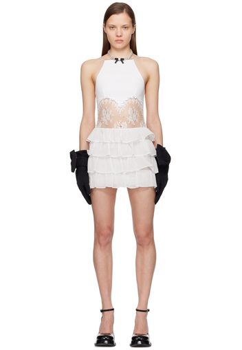 SHUSHU/TONG White Paneled Minidress