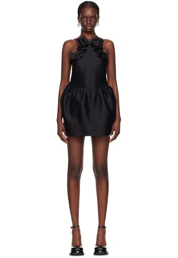 SHUSHU/TONG Black Bow Minidress