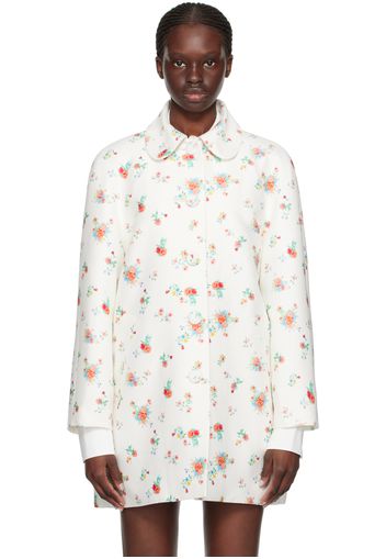 SHUSHU/TONG White Floral Coat