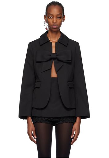 SHUSHU/TONG SSENSE Exclusive Black Suit Blazer