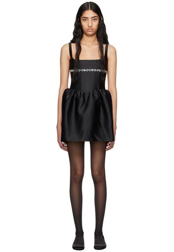 SHUSHU/TONG Black Puffy Minidress