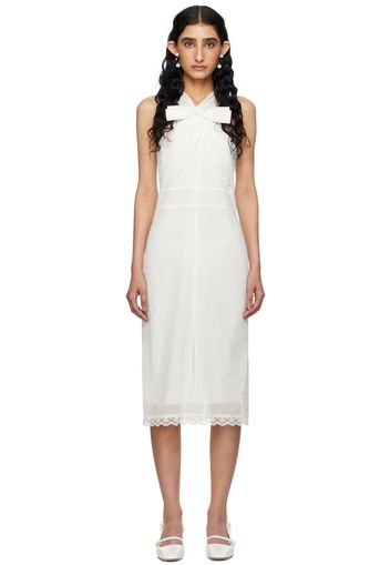 SHUSHU/TONG SSENSE Exclusive Tan Sheer Midi Dress