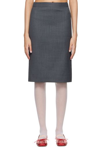 SHUSHU/TONG SSENSE Exclusive Gray Midi Skirt