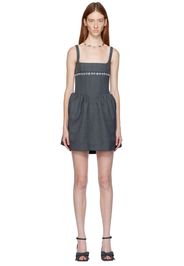 Shushu/Tong Gray Puffy Minidress