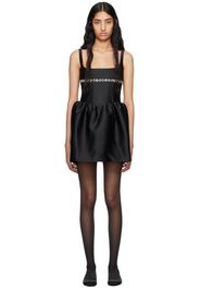 SHUSHU/TONG Black Puffy Minidress