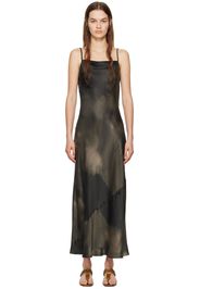 Silk Laundry Gray Mia Maxi Dress