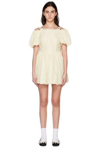 Simone Rocha Off-White Slider Minidress