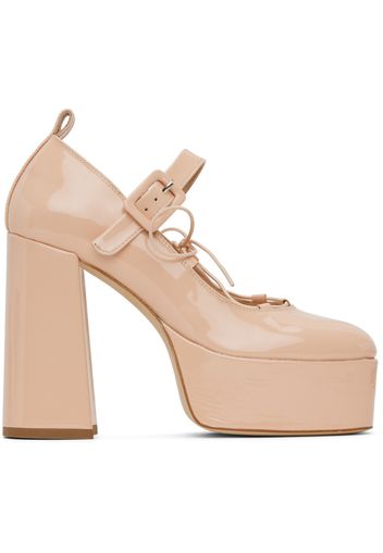 Simone Rocha Pink Heart Heels