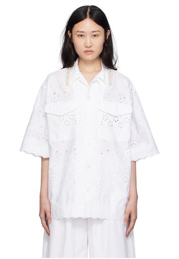 Simone Rocha White Relaxed Shirt