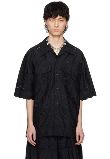 Simone Rocha Black Relaxed Shirt