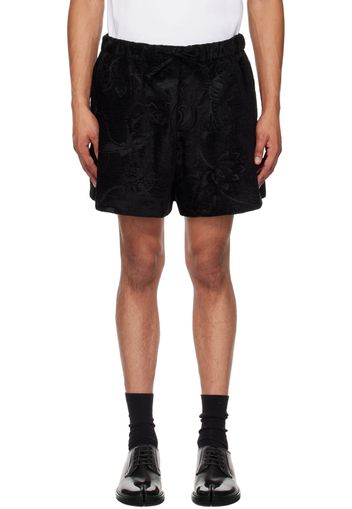 Simone Rocha Black Flared Shorts