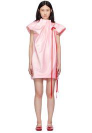 Simone Rocha Pink Pleated Minidress