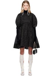 Simone Rocha Black Smock Minidress