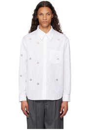 Simone Rocha White Classic Fit Shirt