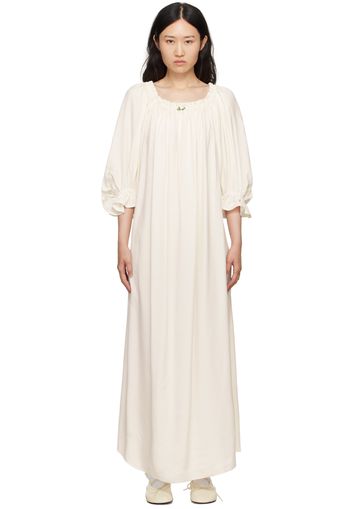 Sleeper White Zephir Maxi Dress