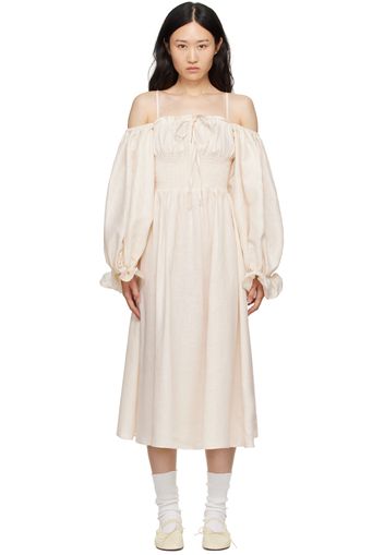 Sleeper Off-White Cancan Maxi Dress