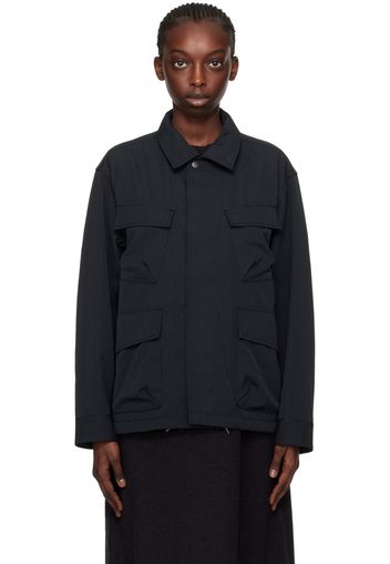 Snow Peak Black Press-Stud Jacket