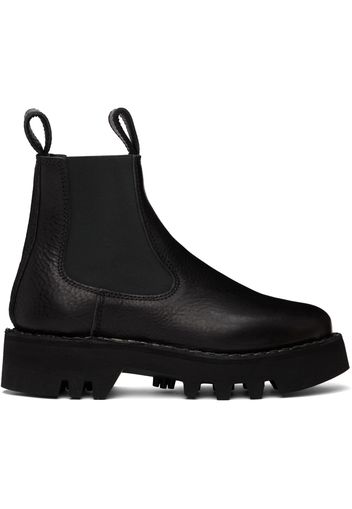 Sofie D'Hoore Black Foal Chelsea Boots