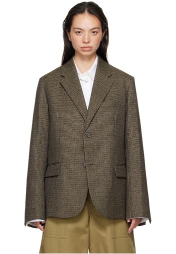 Sofie D'Hoore Brown Flap Pocket Blazer