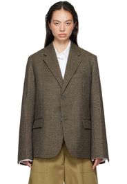 Sofie D'Hoore Brown Flap Pocket Blazer