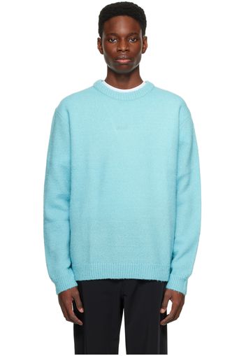 Solid Homme Blue Crewneck Sweater