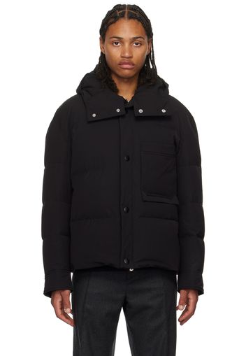 Solid Homme Black Lightweight Down Jacket