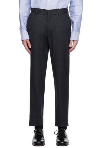 Solid Homme Gray Tapered Trousers