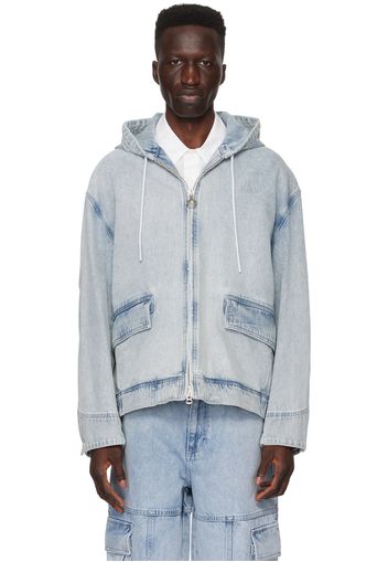 Solid Homme Blue Hood Denim Jacket