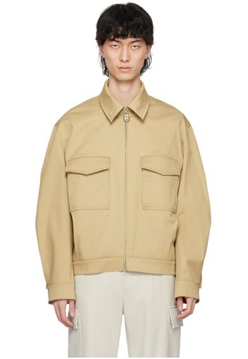 Solid Homme Beige Short Jacket