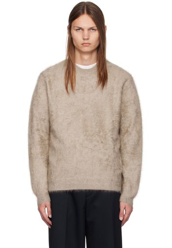 Solid Homme Tan Crewneck Sweater