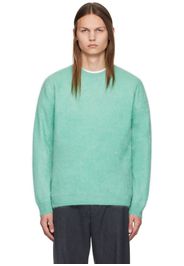 Solid Homme Green Crewneck Sweater