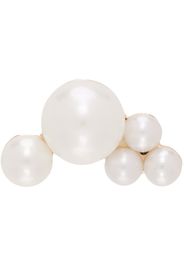 Sophie Bille Brahe White Embrassée Cinq Single Earring