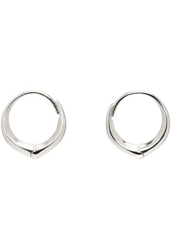 Sophie Buhai Silver Medium Hellenic Hoop Earrings