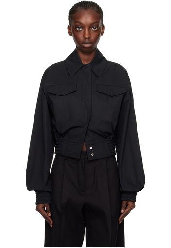 Sportmax Black Gala Bomber Jacket